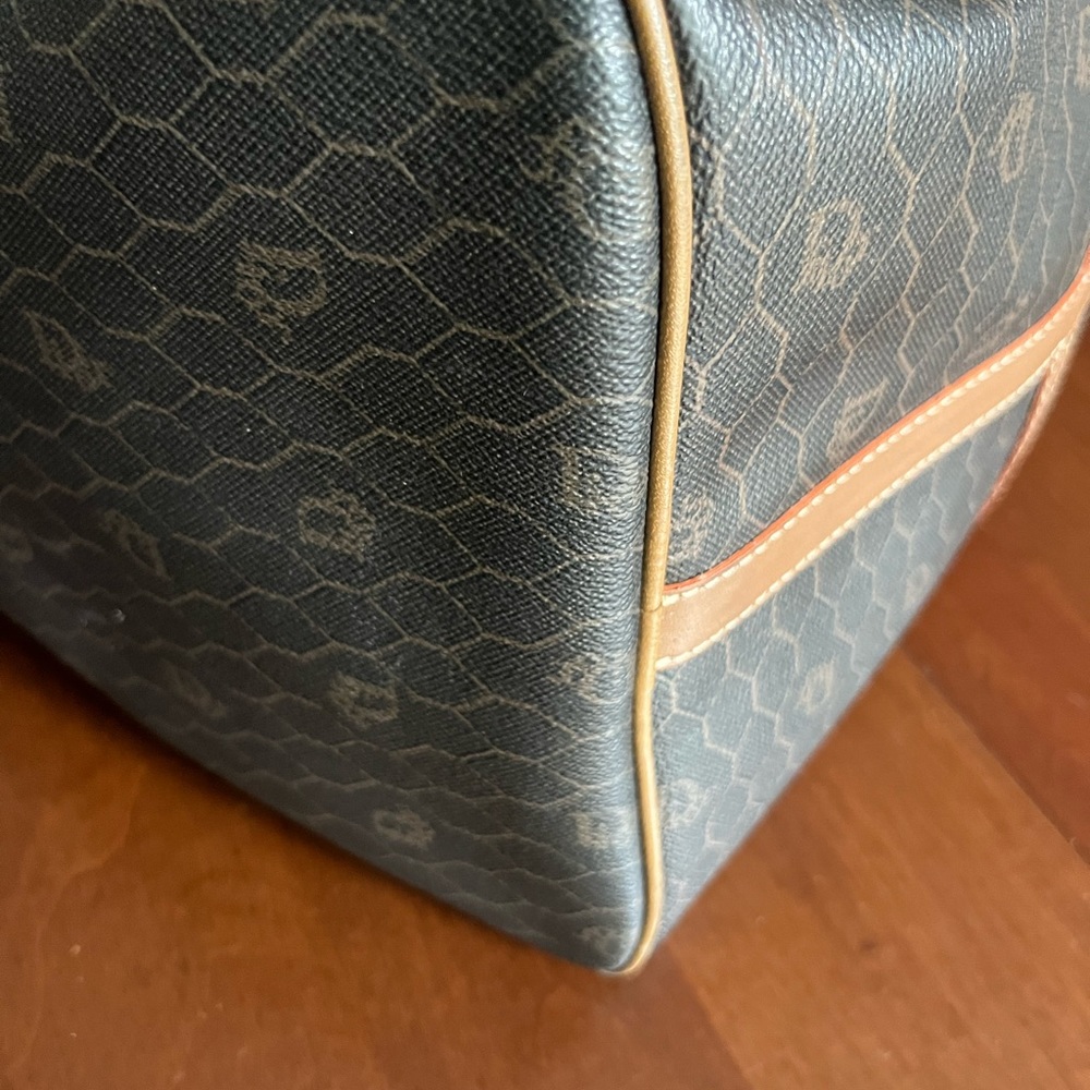 Authentic Vintage Christian Dior Honeycomb Tote w Dior Lock &Key EUC - Picture 10 of 16